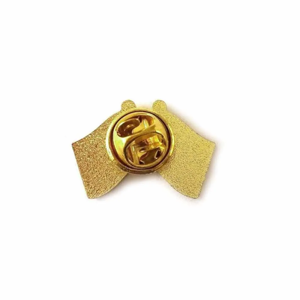 10 Israel USA Crossed Friendship Flag Lapel Pin Support Patriotic Enamel Badge