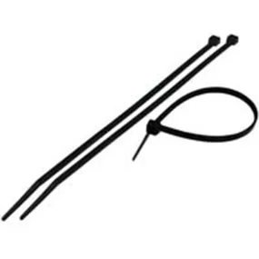 11" Black Cable Ties, Pk1000 - SLF11