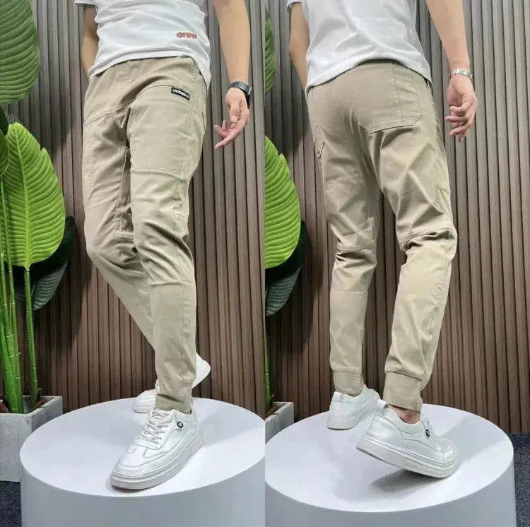 2025 HOT SALEMen's High Stretch Multi-pocket Skinny Cargo Pants