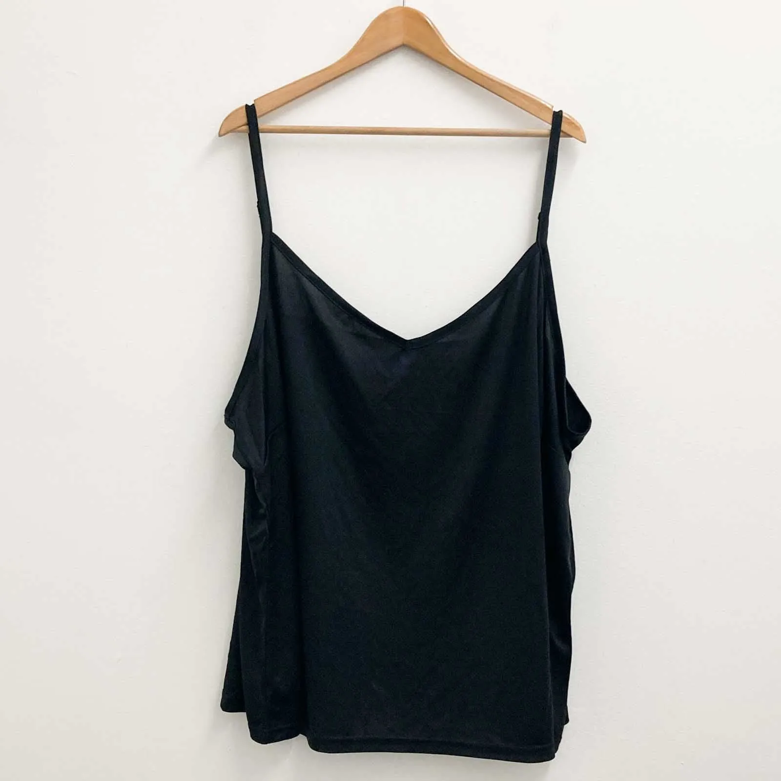 3 x Avenue Camisole Vests - 2 x black, 1 x burnt orange