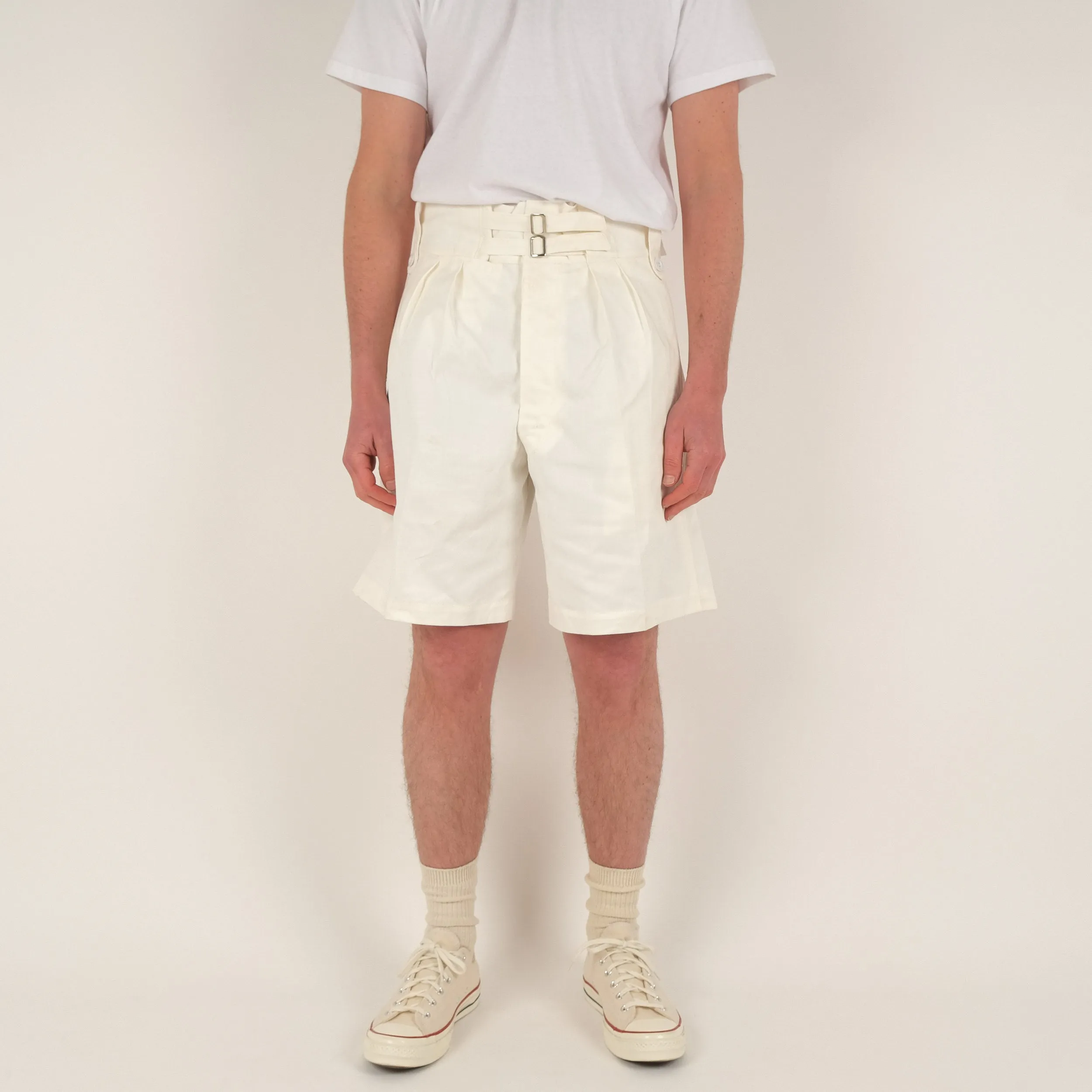 60'S AUSSIE ARMY GURKHA SHORT - WHITE