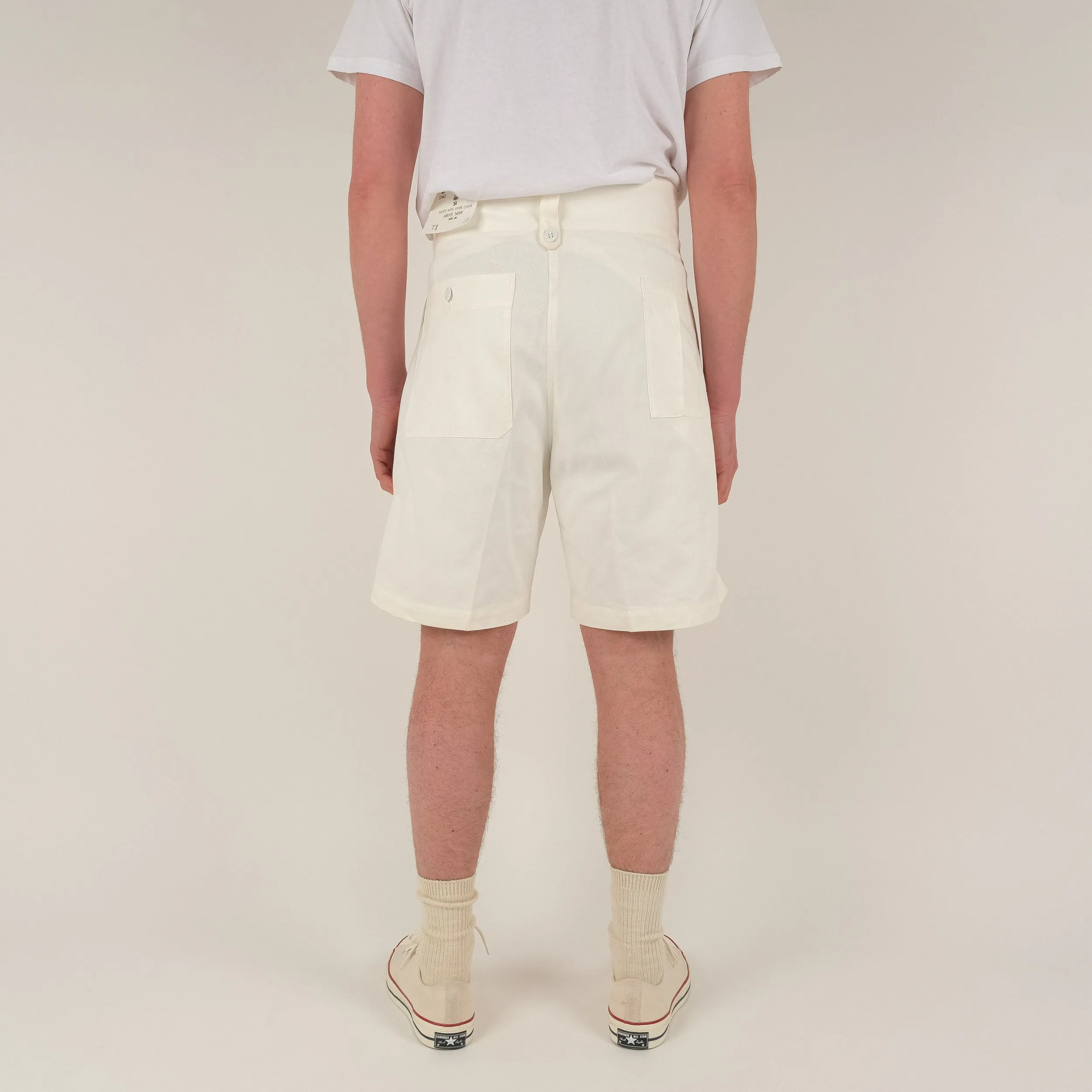 60'S AUSSIE ARMY GURKHA SHORT - WHITE