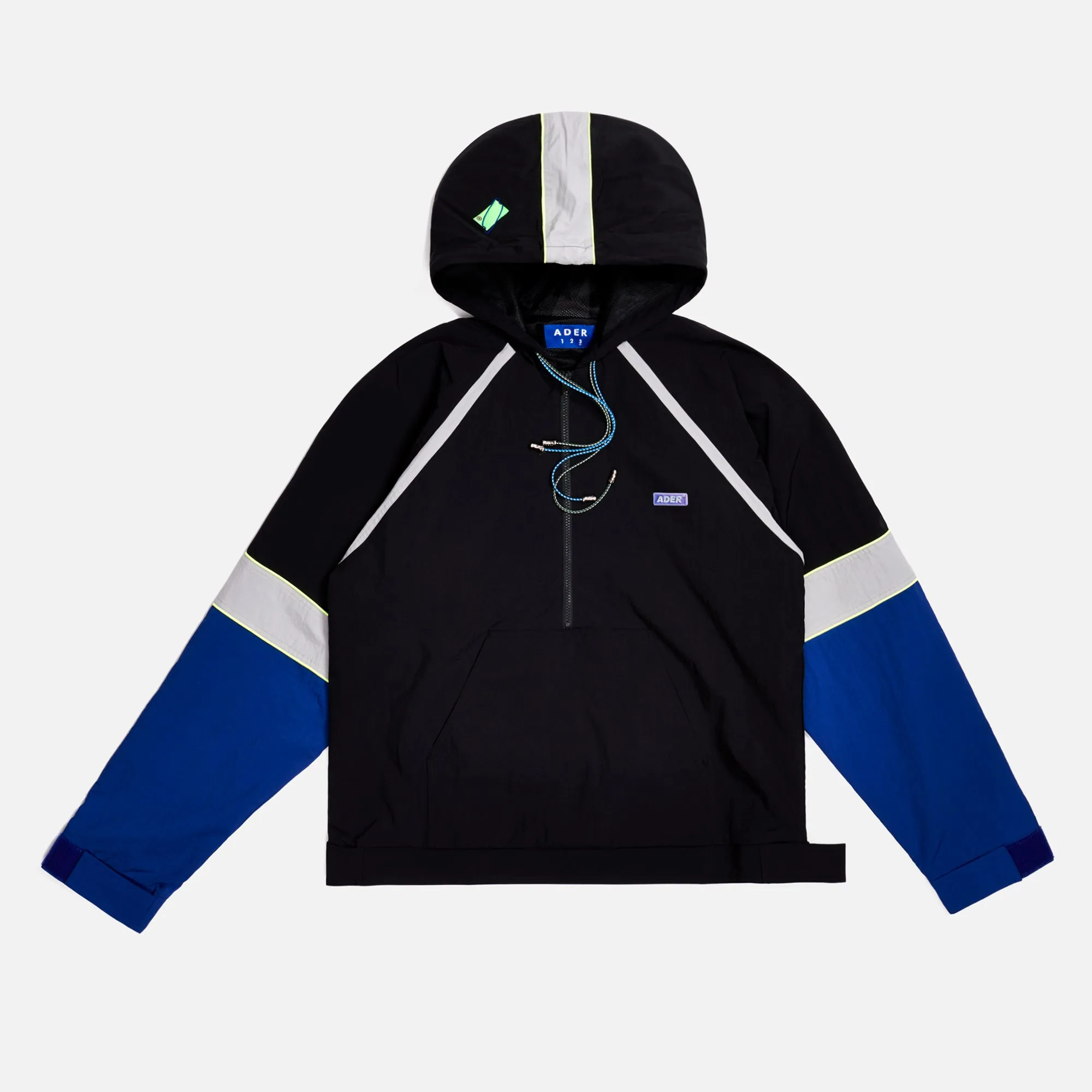 Ader Error Oversized Kangaroo Pocket Hoodie - Black