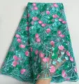 African George Lace fabric matching beaded