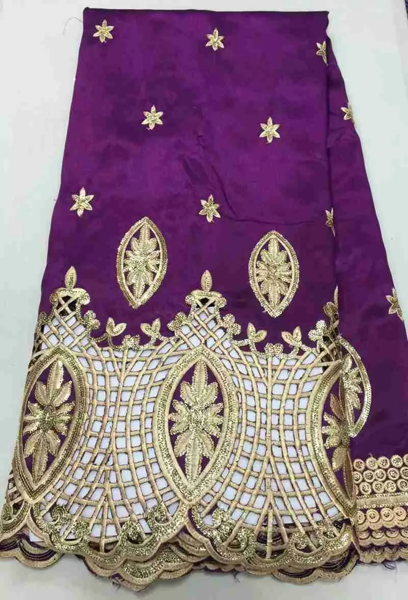African george lace fabric with sequins for party wedding dress