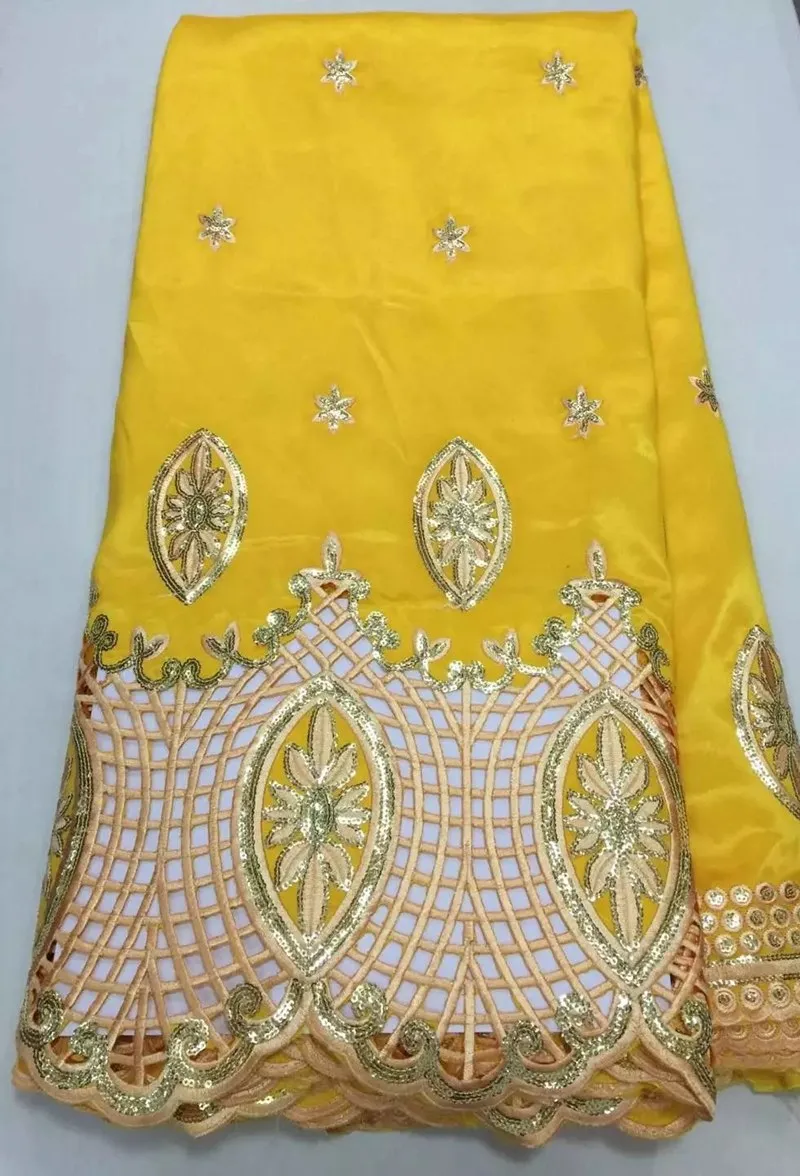 African george lace fabric with sequins for party wedding dress