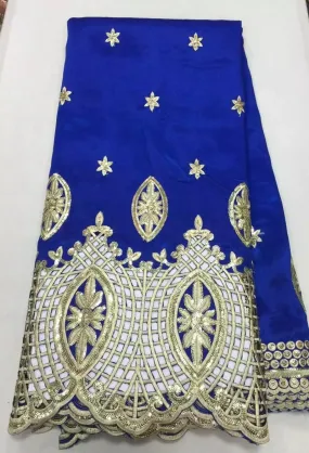 African george lace fabric with sequins for party wedding dress