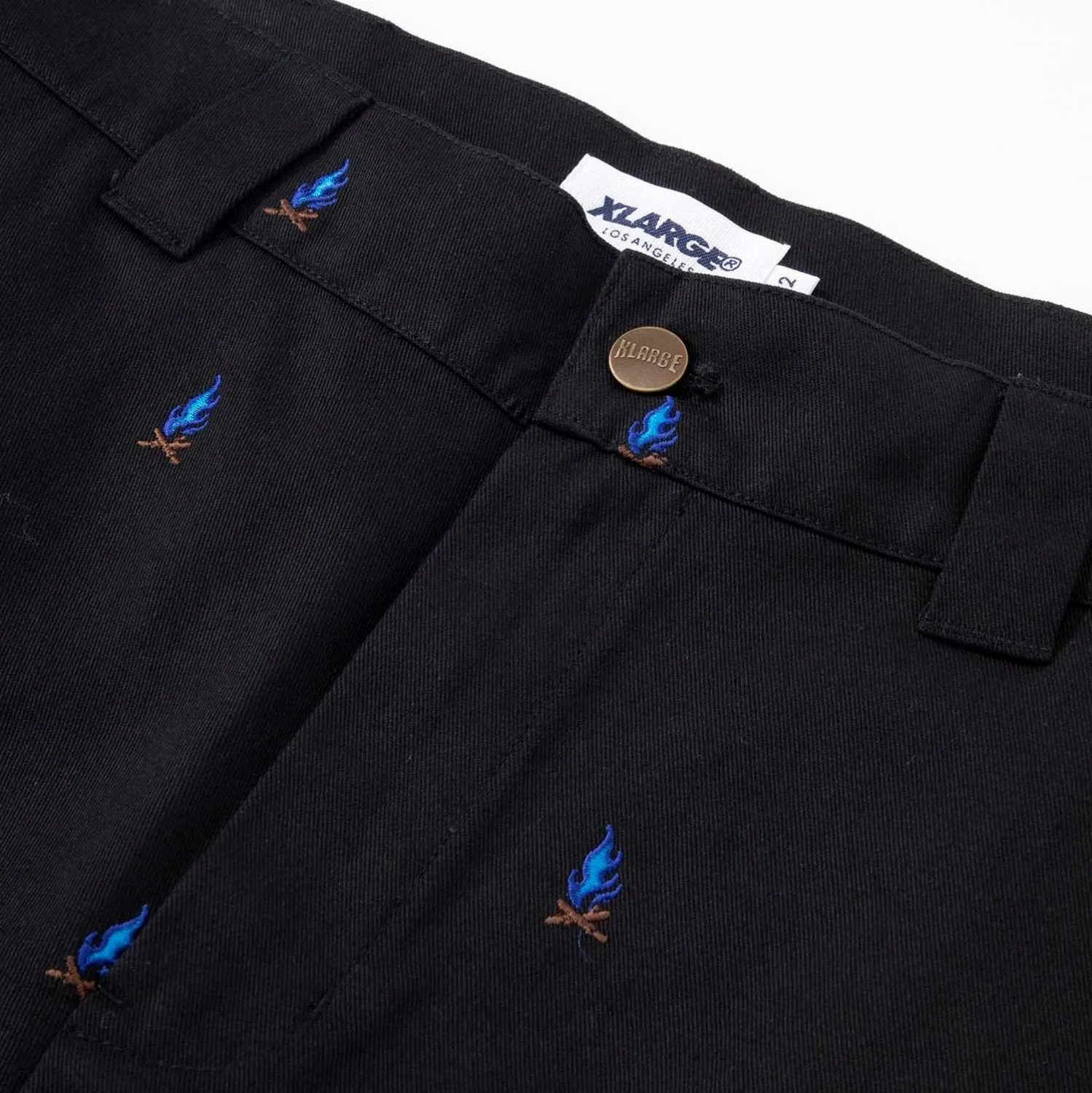 ALLOVER EMBROIDERY PANTS