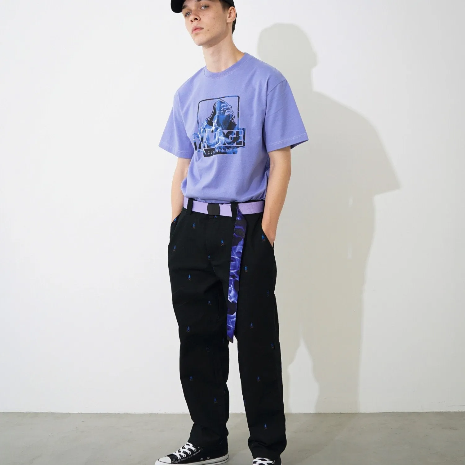 ALLOVER EMBROIDERY PANTS