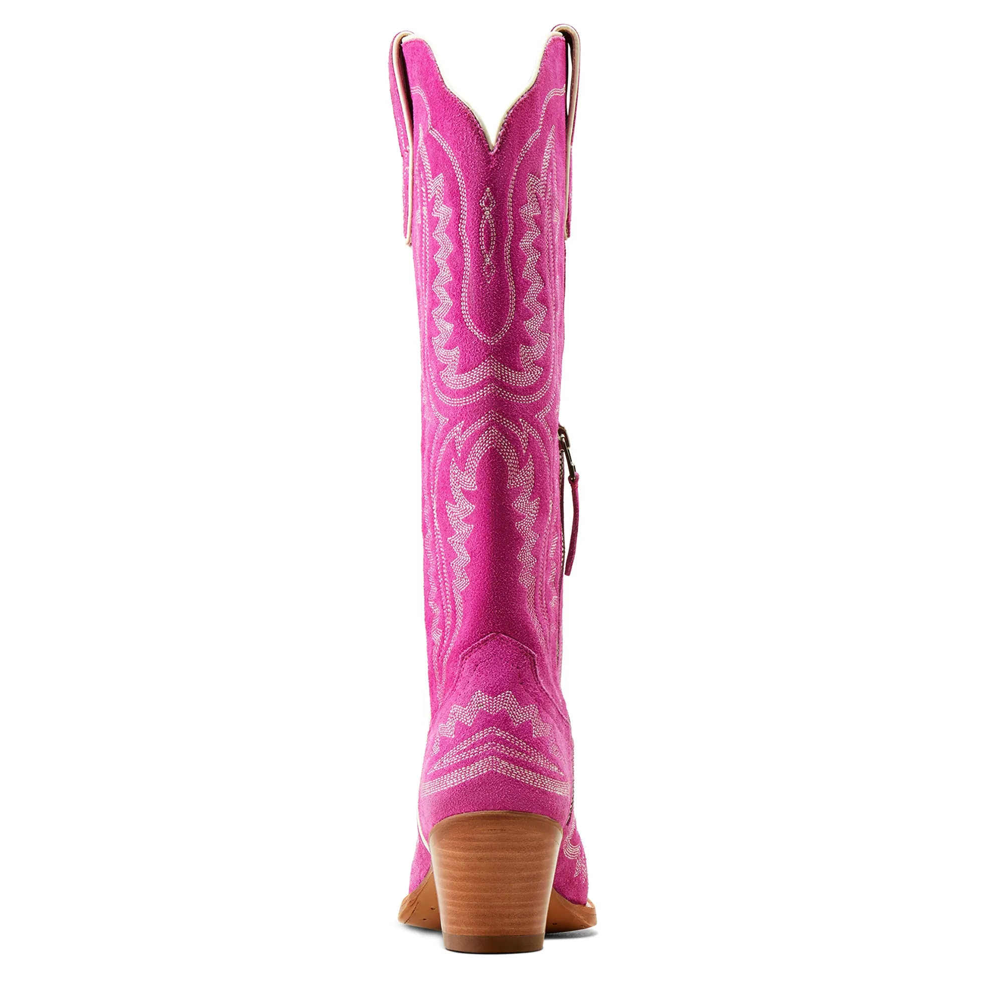 Ariat Ladies Casanova Haute Pink Suede Western Boots 10046859