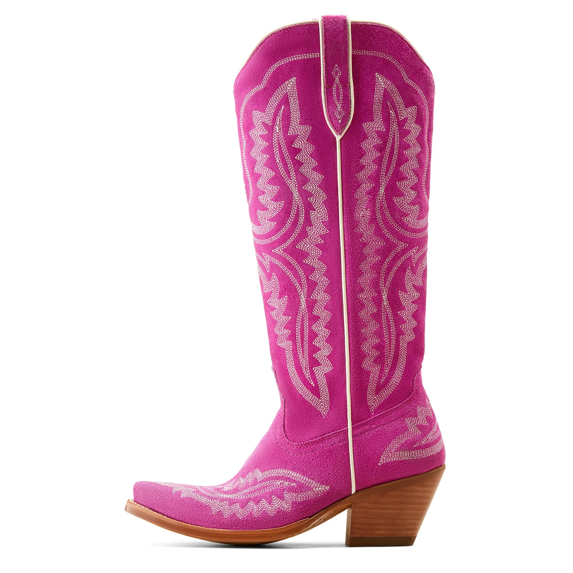 Ariat Ladies Casanova Haute Pink Suede Western Boots 10046859