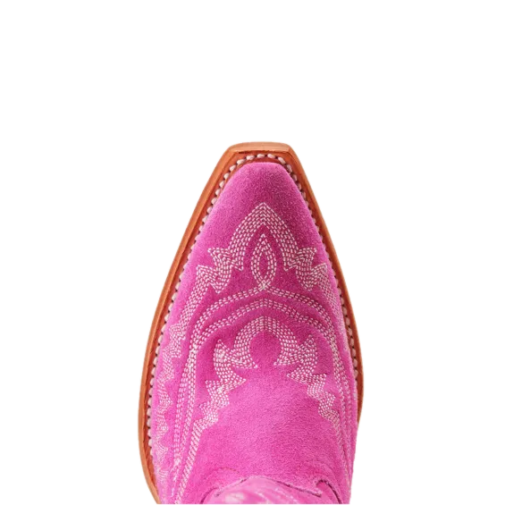 Ariat Ladies Casanova Haute Pink Suede Western Boots 10046859