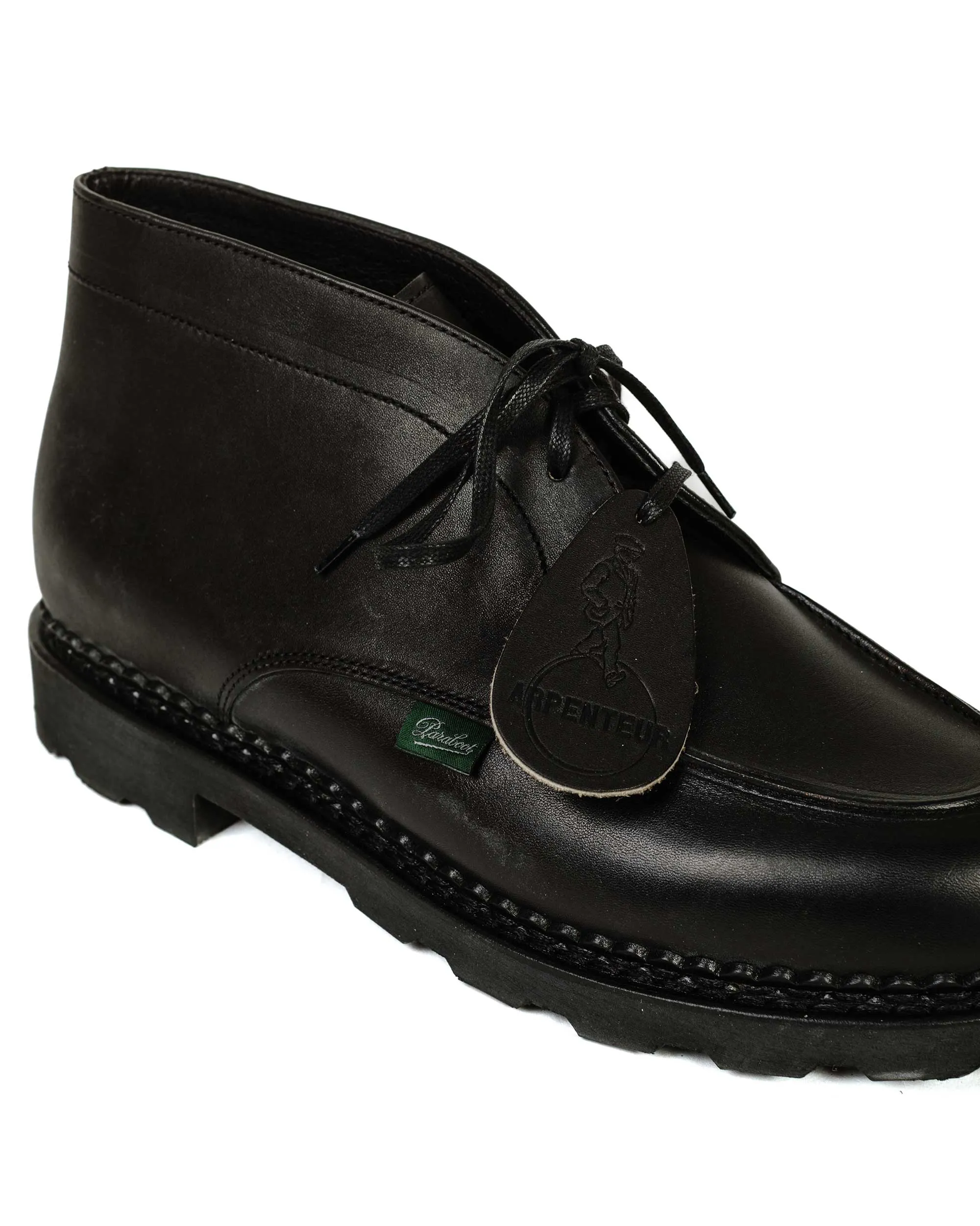 Black Arpenteur x Paraboot Chukka Boots - Exclusive Collaboration