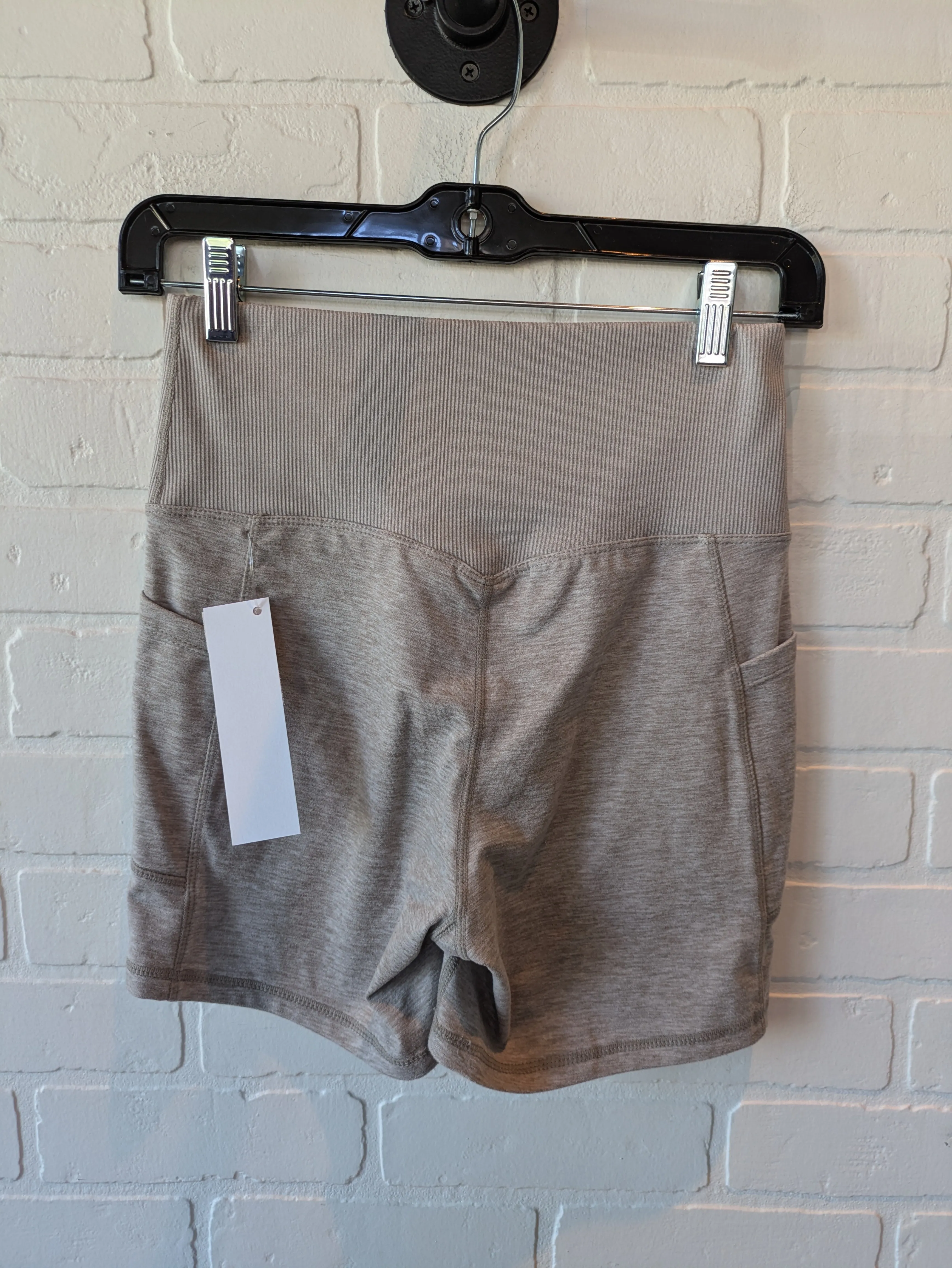Athletic Shorts By Zobha In Tan, Size: 4