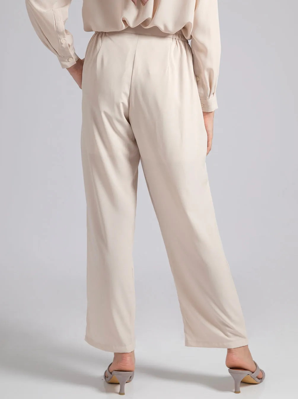 AVA PANTS PLAIN CREME