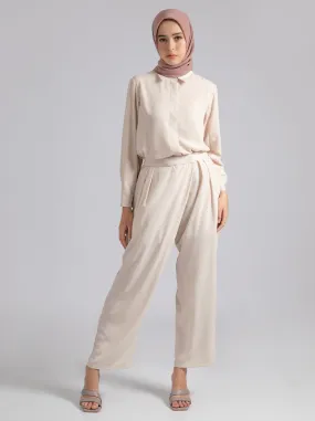 AVA PANTS PLAIN CREME