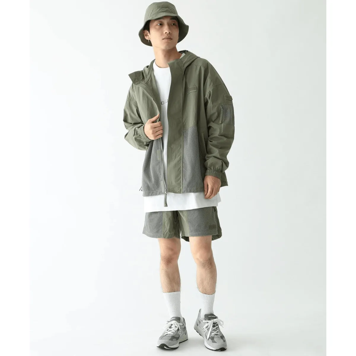 BEAMS x COLUMBIA Riptide Short Grey