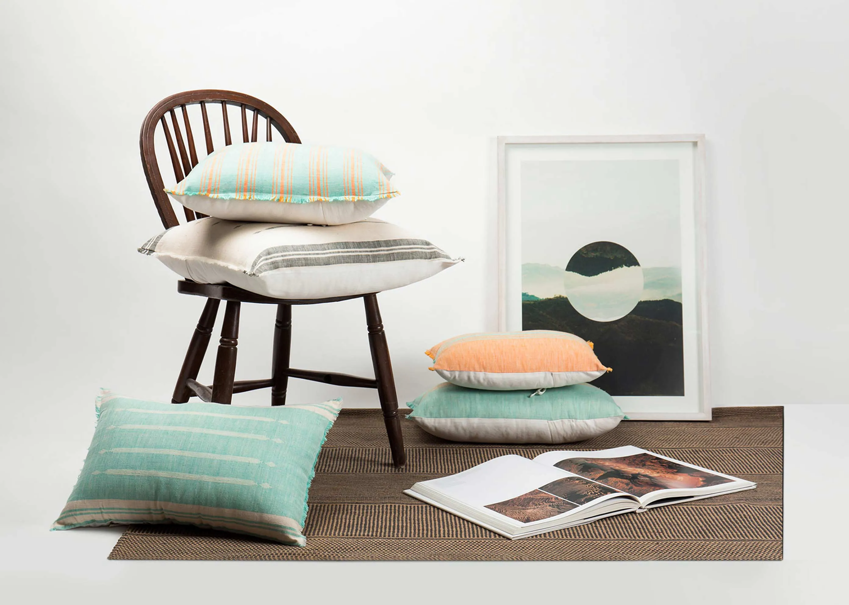 Ber Ber Diamond Cushion Cover - Ivory