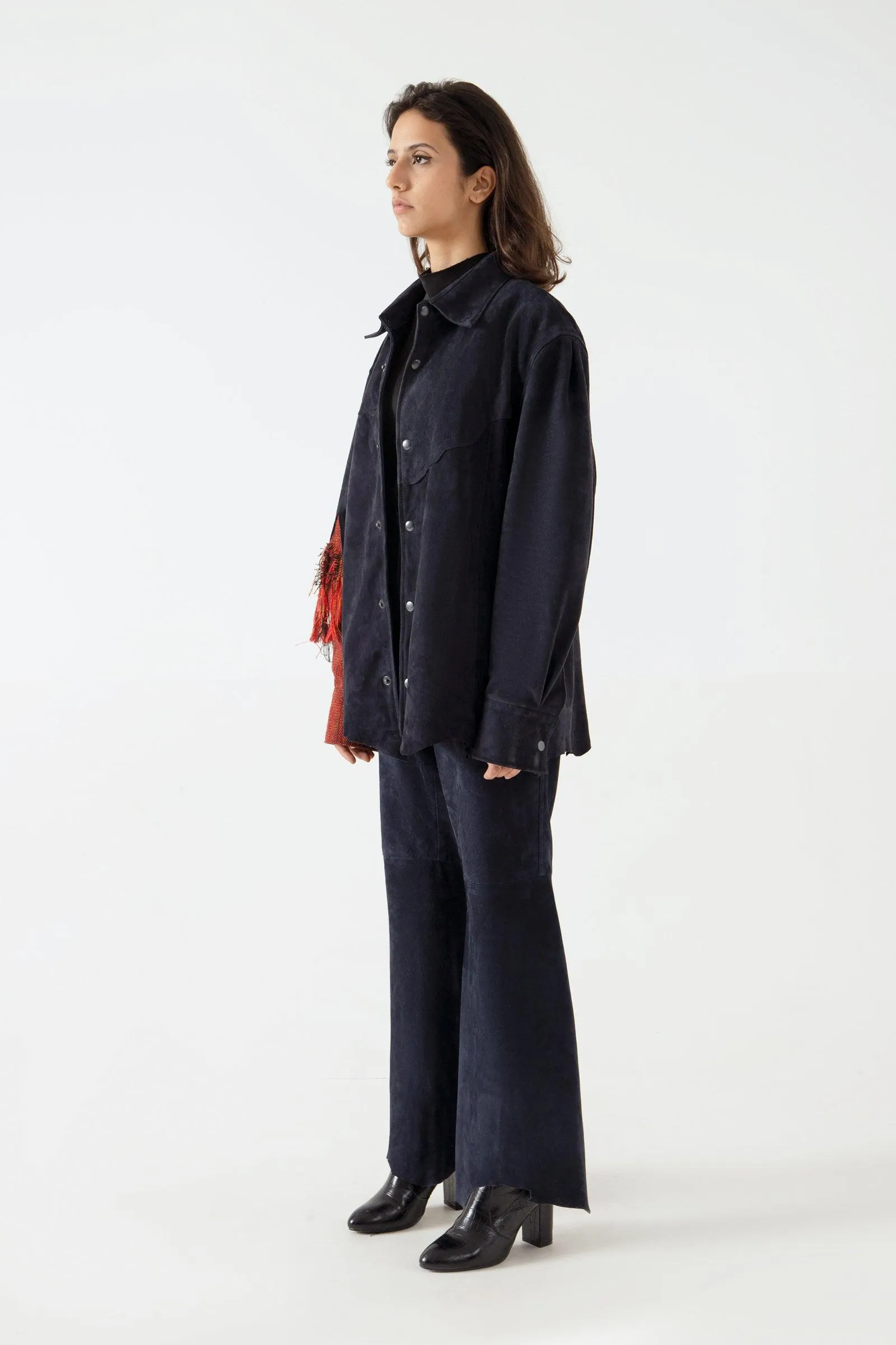 BLUE SUEDE PANTS