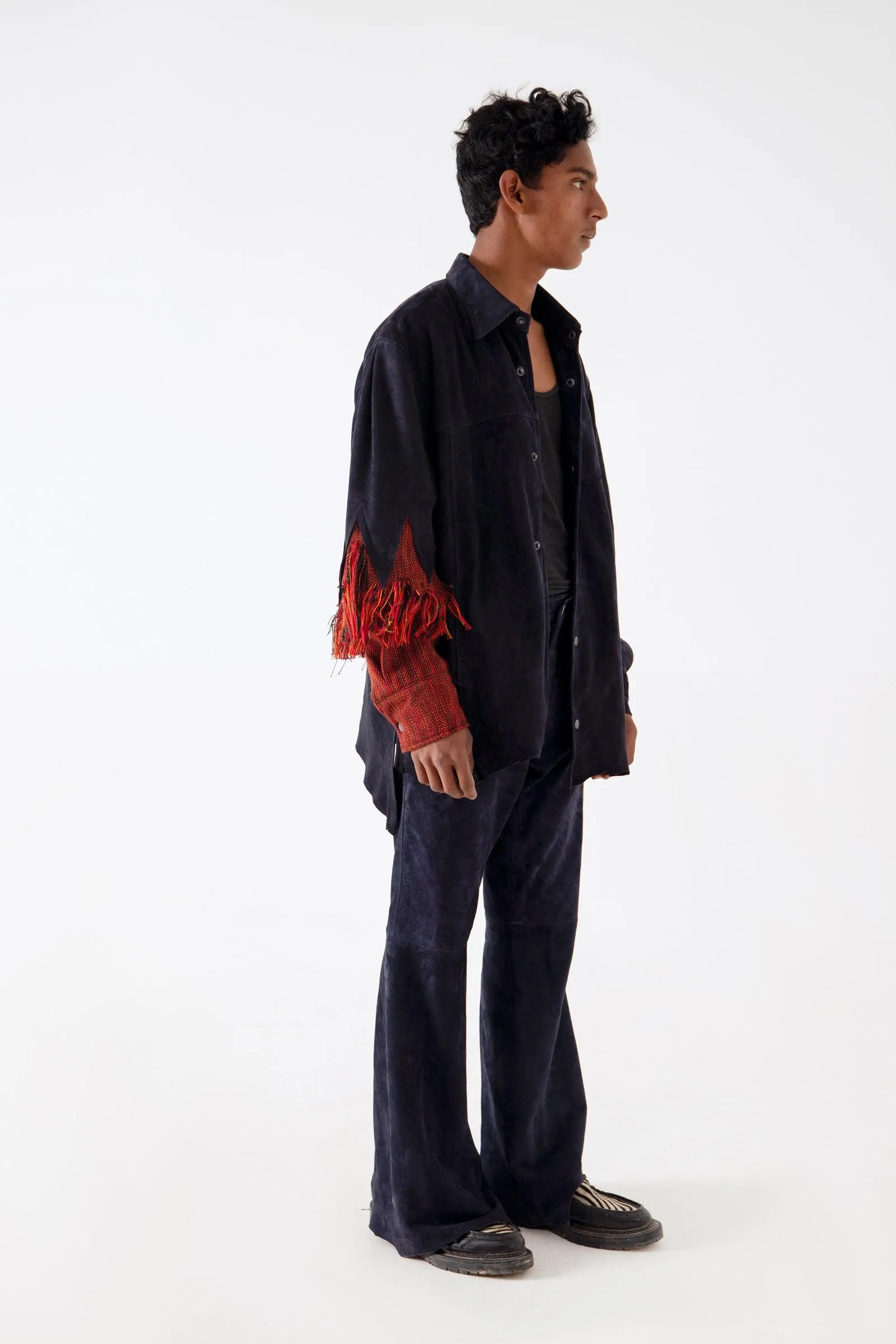 BLUE SUEDE PANTS