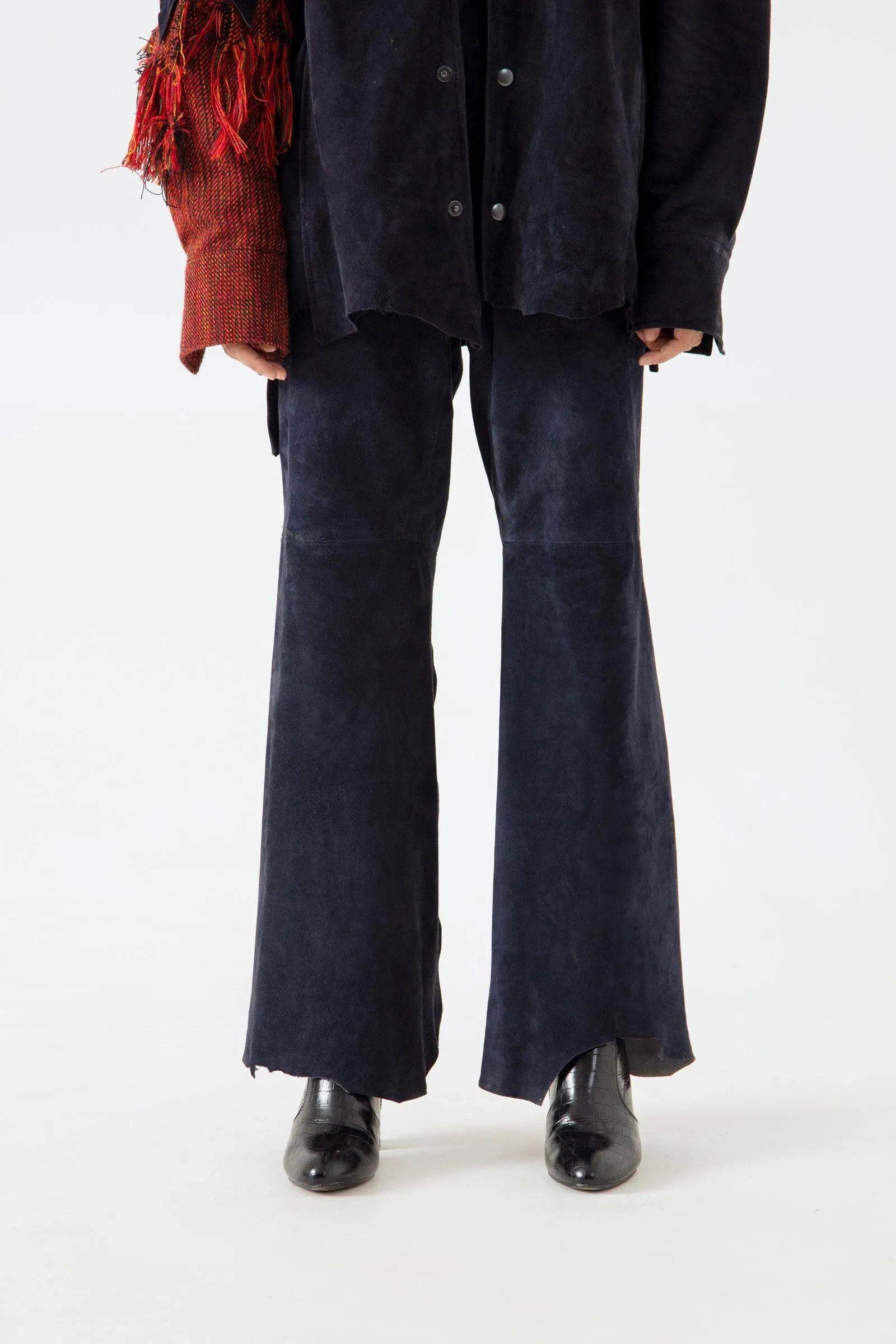 BLUE SUEDE PANTS
