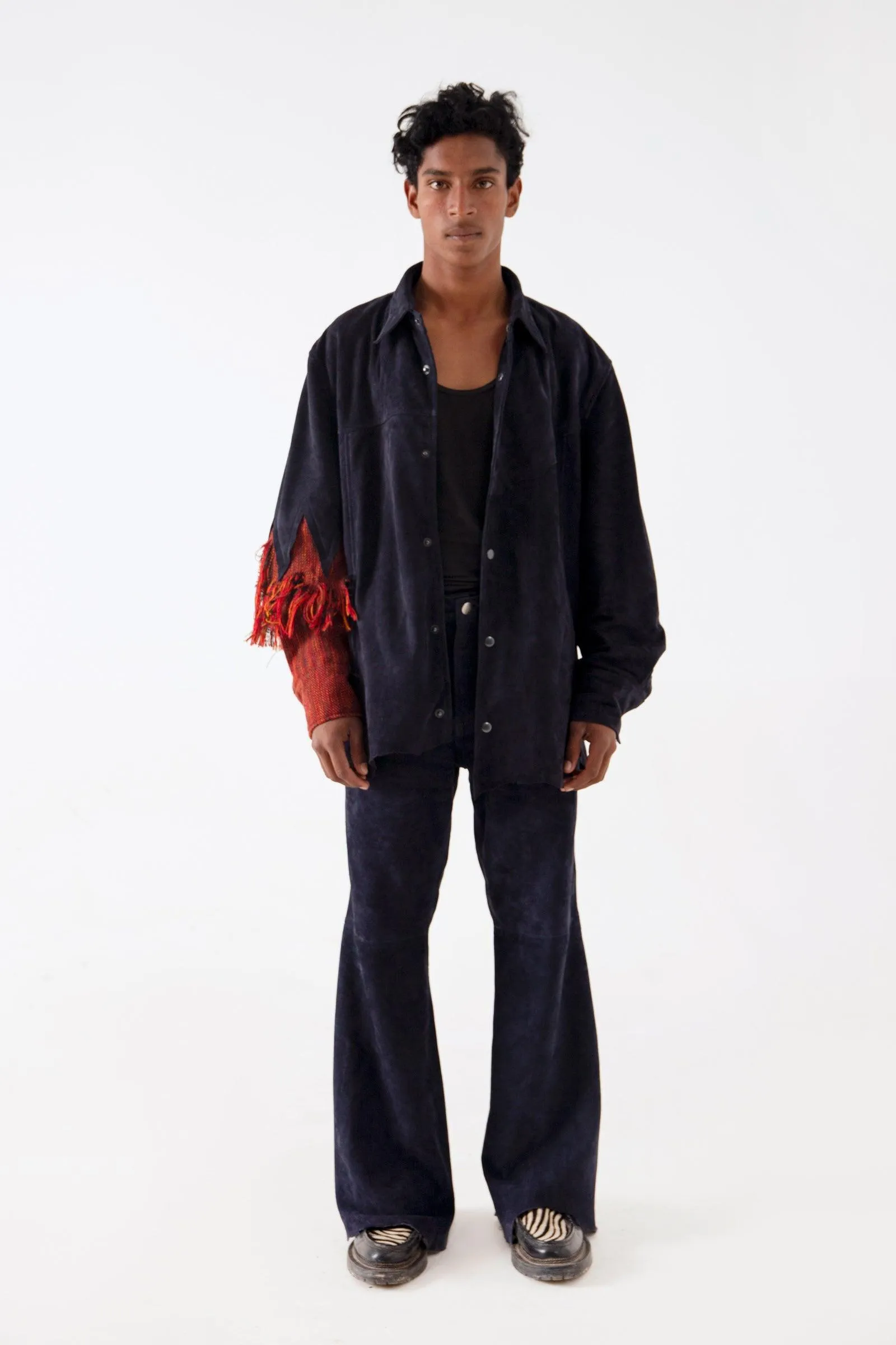 BLUE SUEDE PANTS