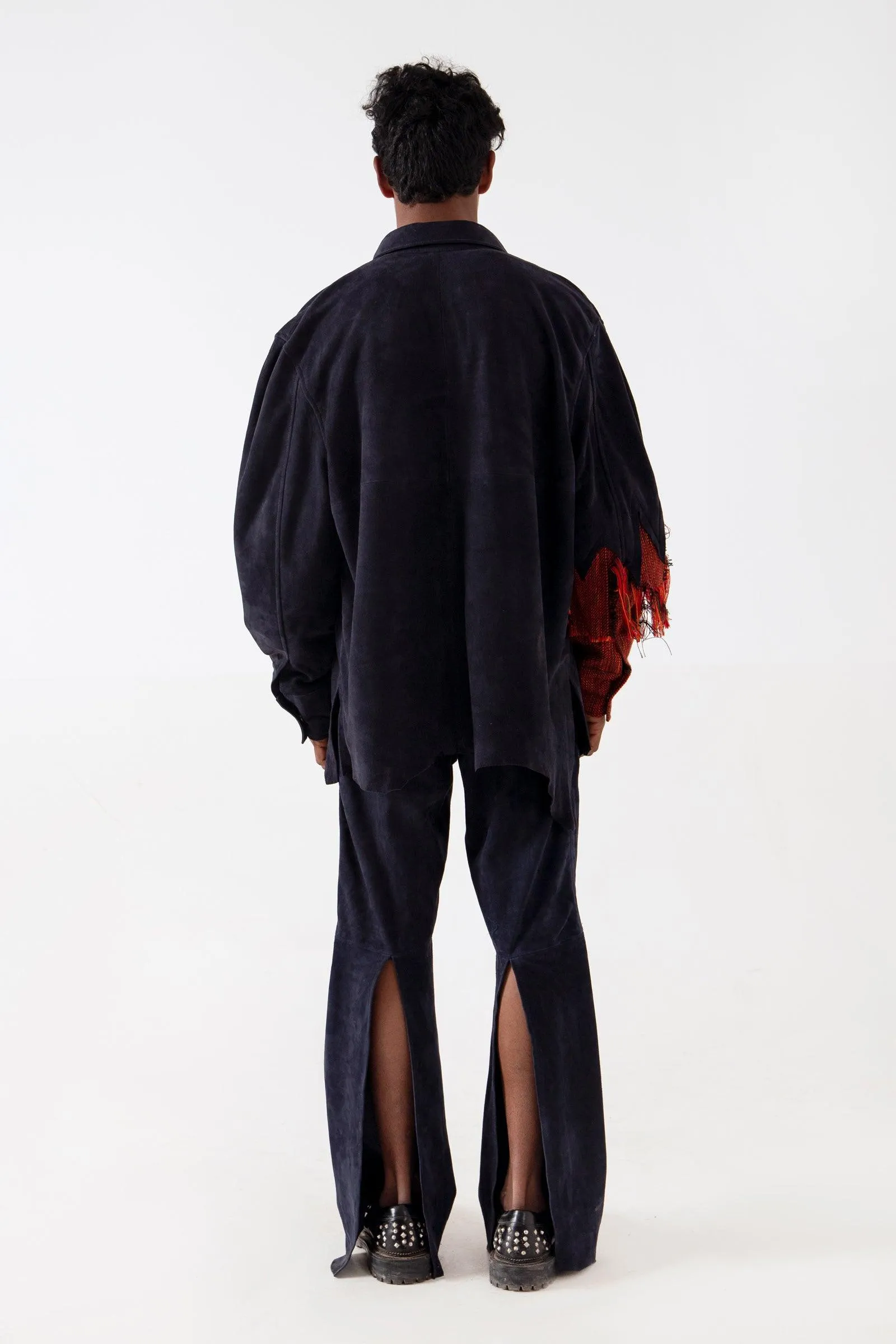 BLUE SUEDE PANTS