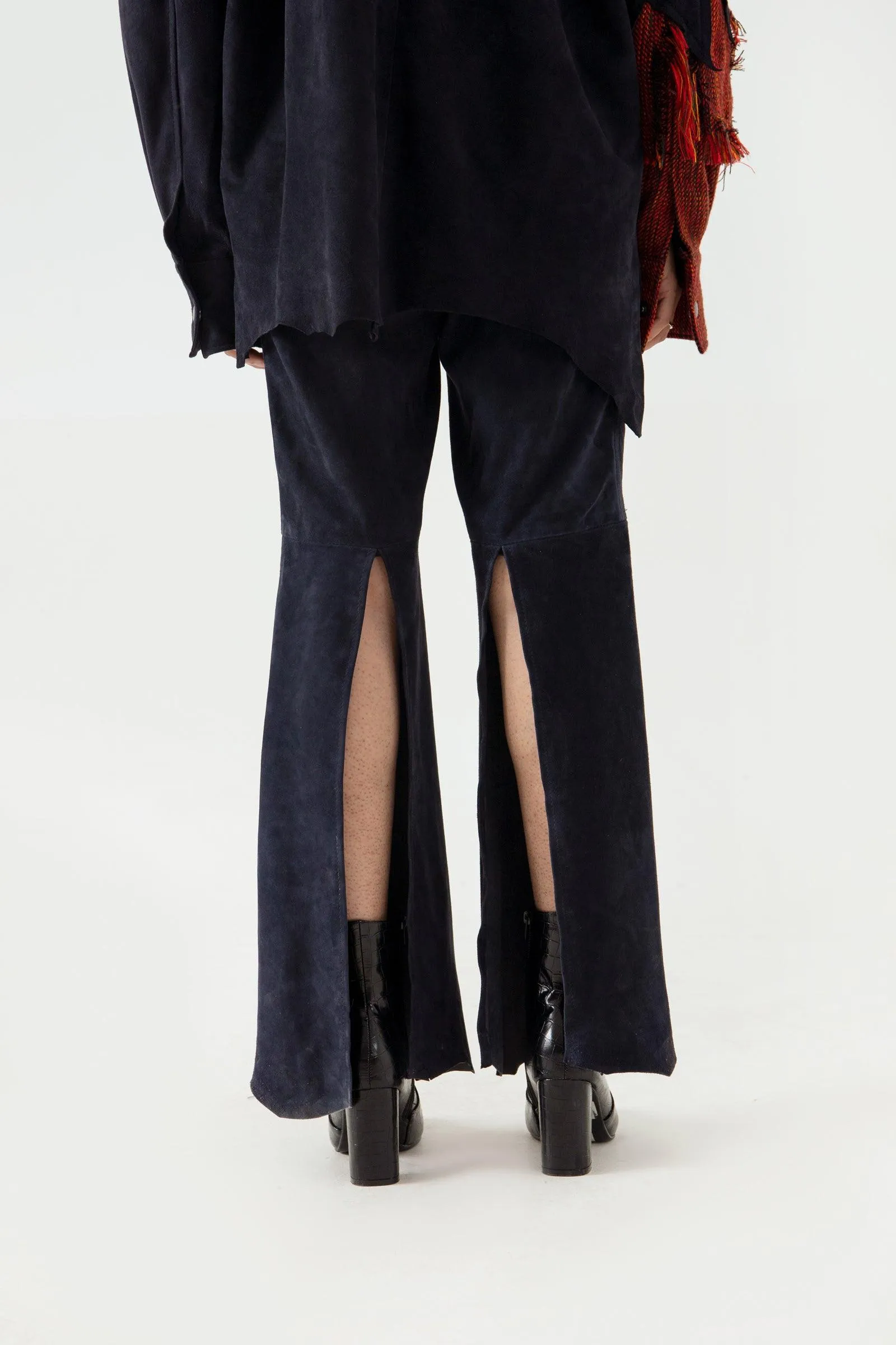 BLUE SUEDE PANTS