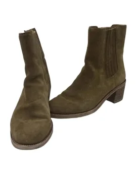 Boots Ankle Heels By Madewell In Brown, Size: 8.5