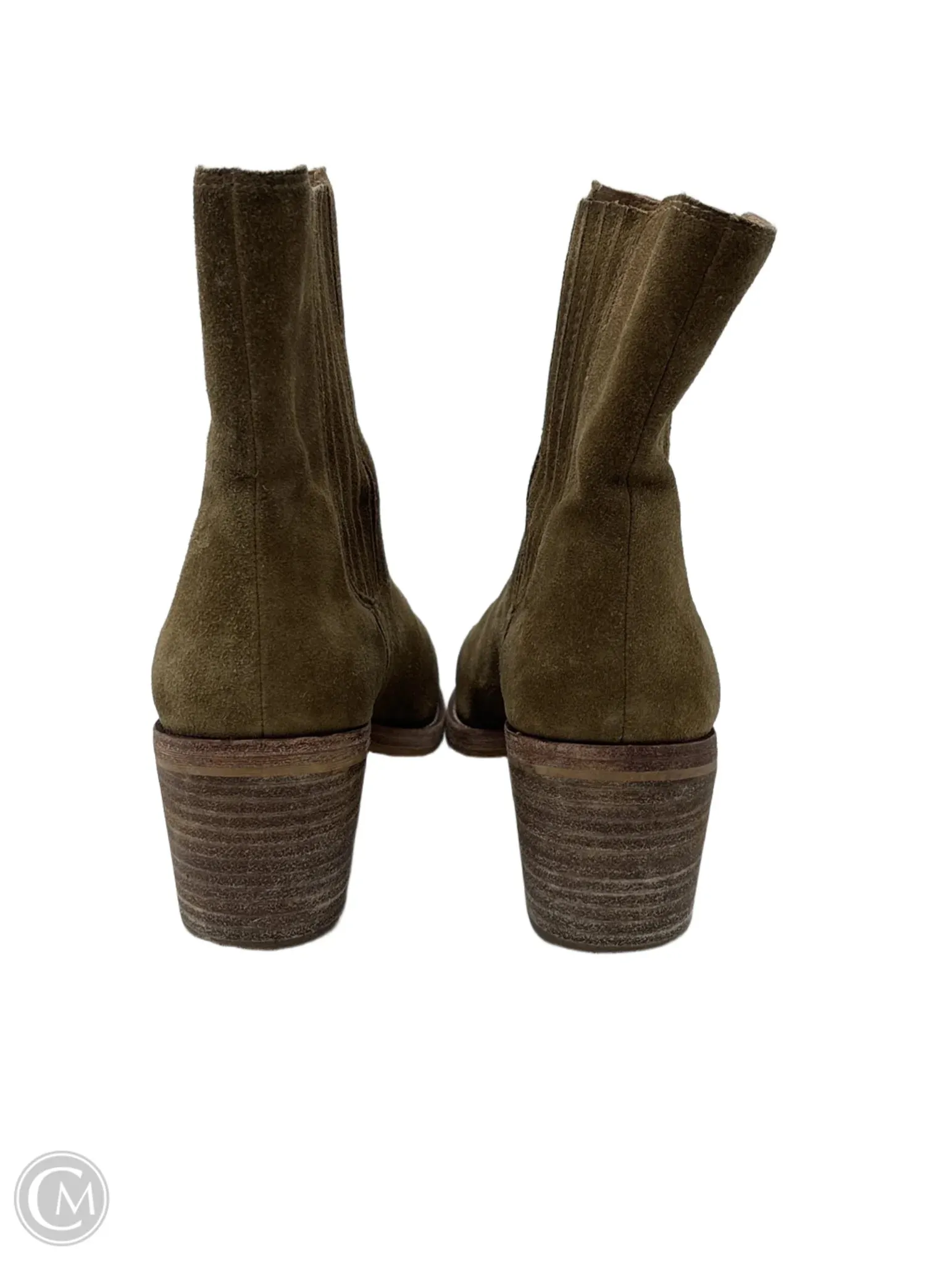 Boots Ankle Heels By Madewell In Brown, Size: 8.5
