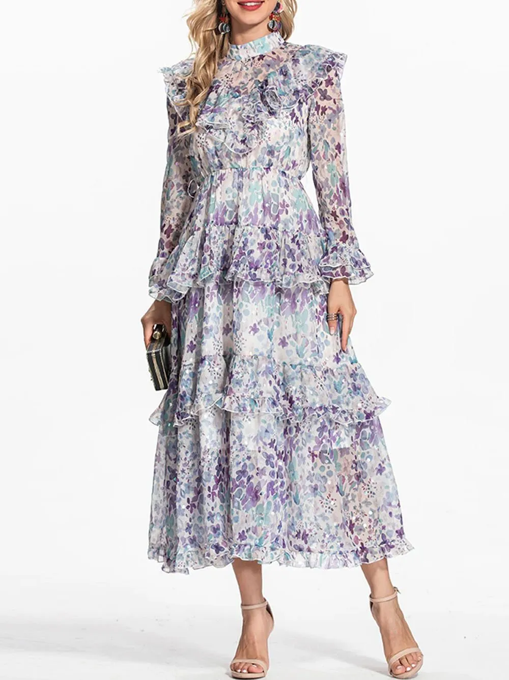 CHE Ruffles Maxi Dress