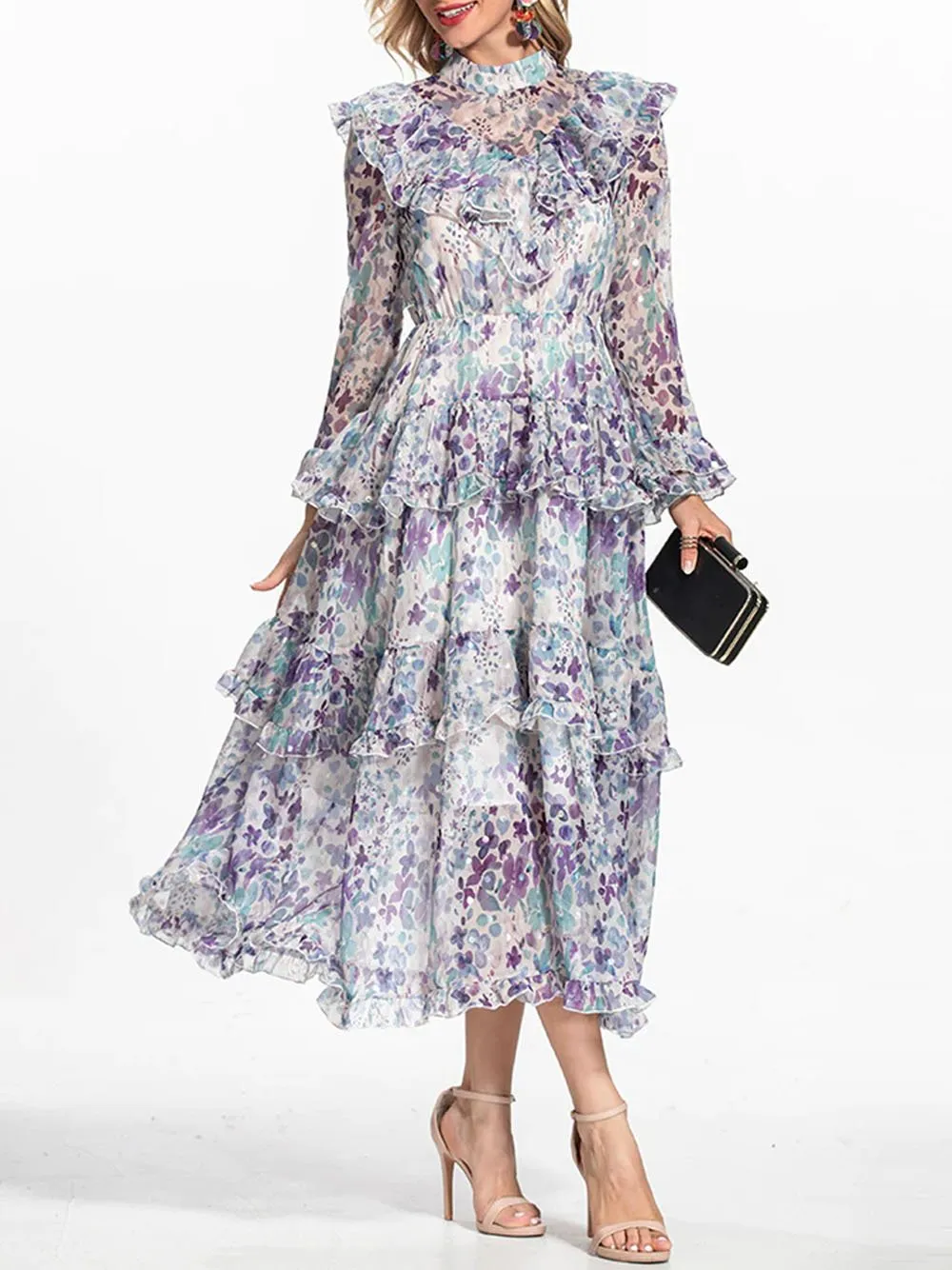 CHE Ruffles Maxi Dress