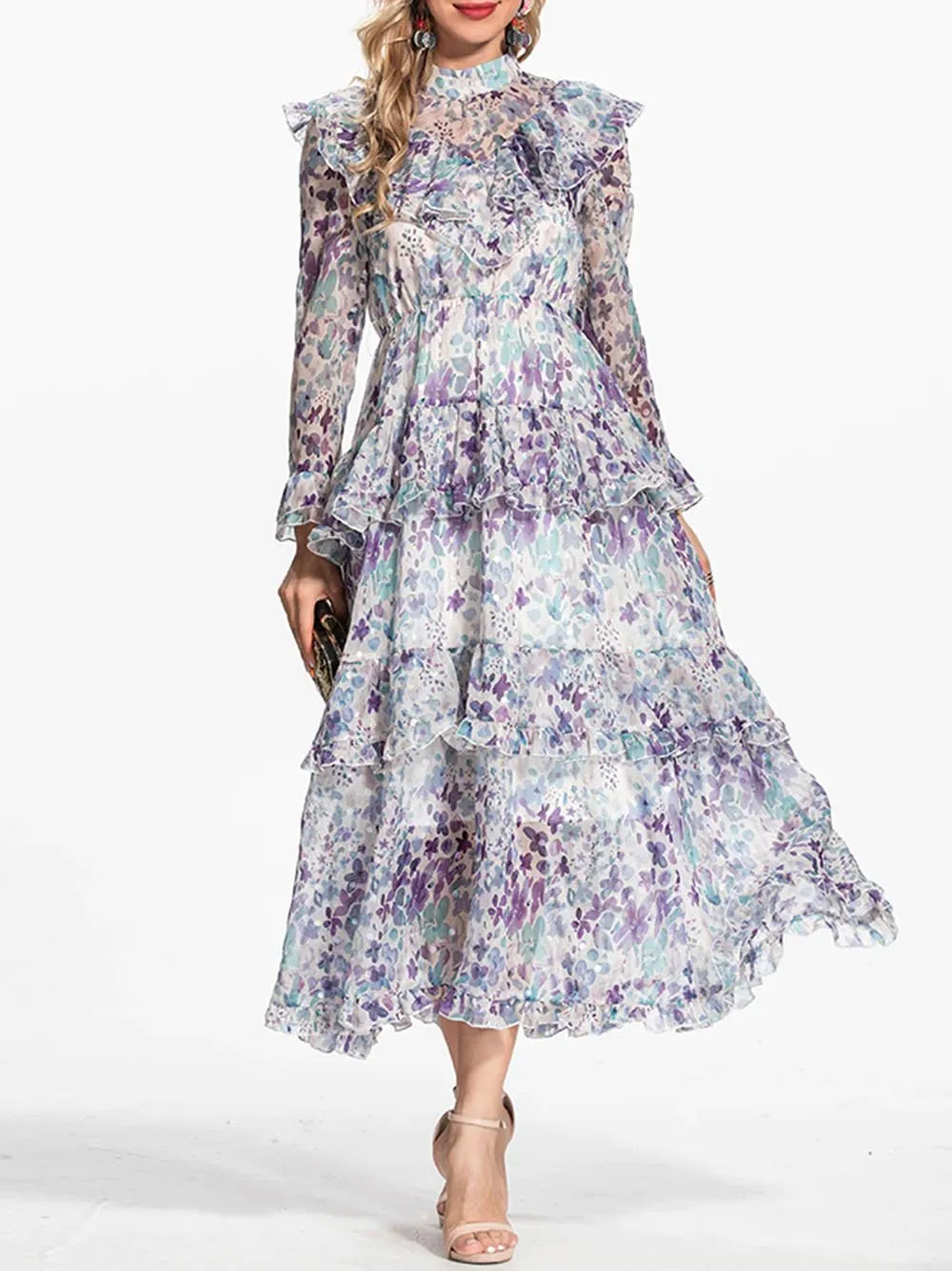 CHE Ruffles Maxi Dress