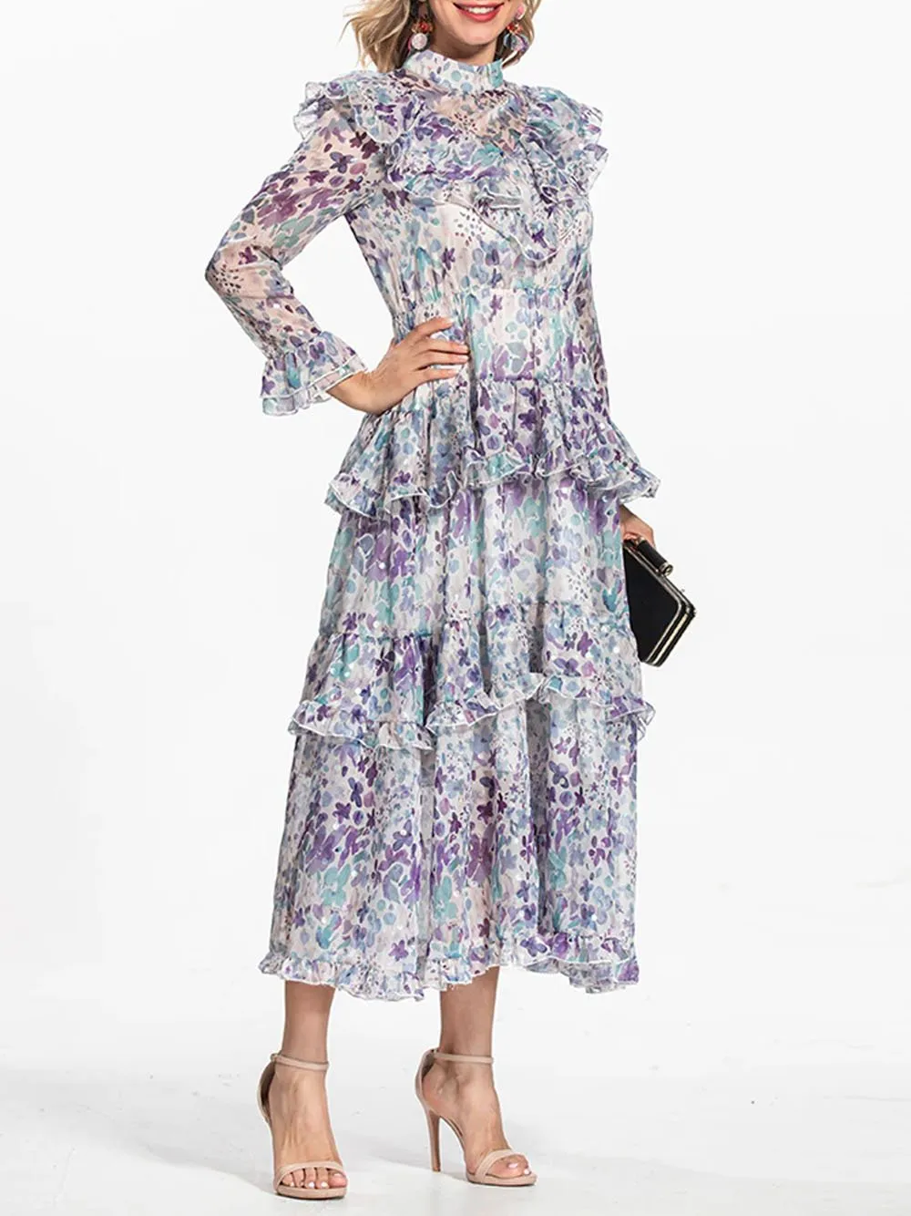 CHE Ruffles Maxi Dress