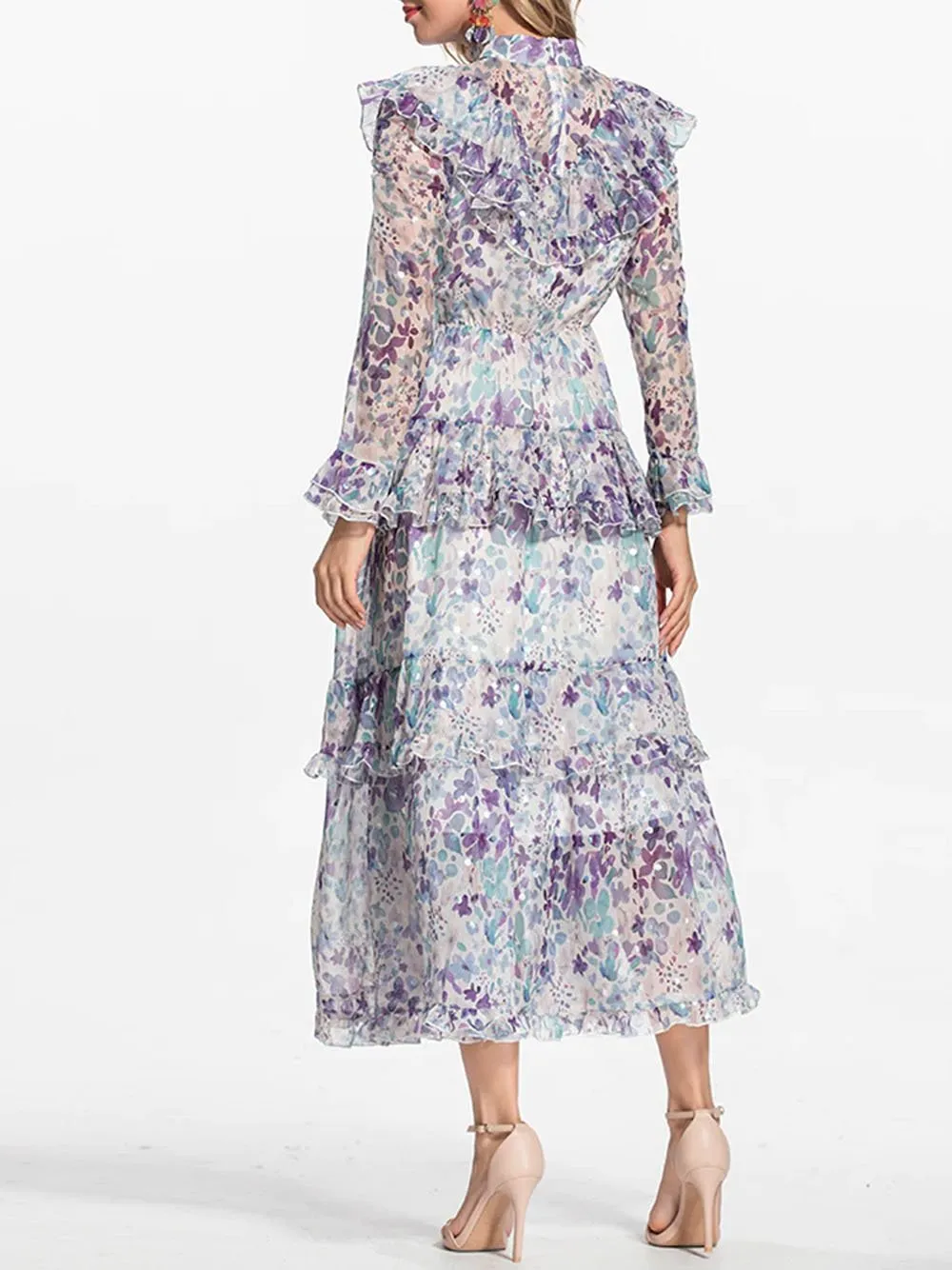 CHE Ruffles Maxi Dress