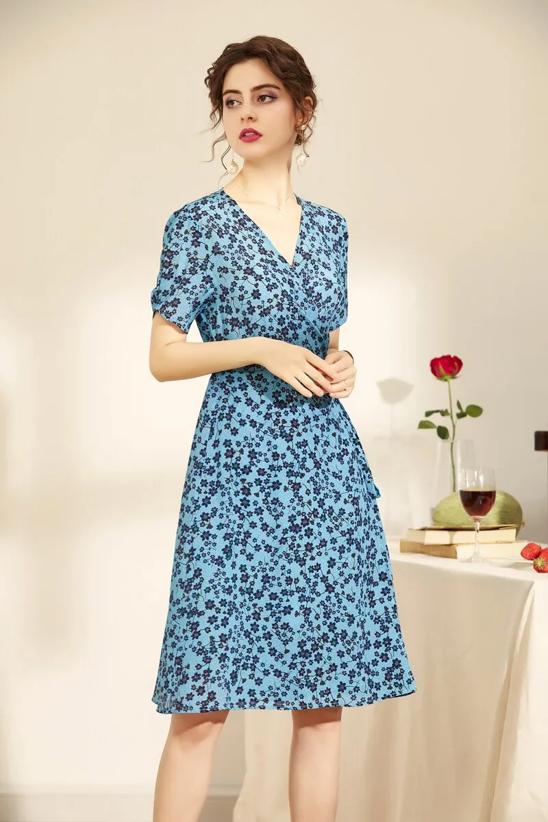 FashionSierra - 100% Natural Silk Women's Runway Dresses