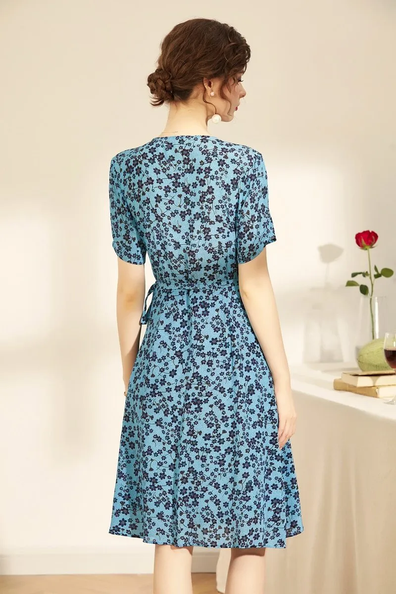 FashionSierra - 100% Natural Silk Women's Runway Dresses