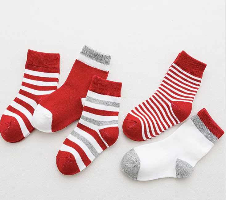 Five Pairs Of Kids Socks