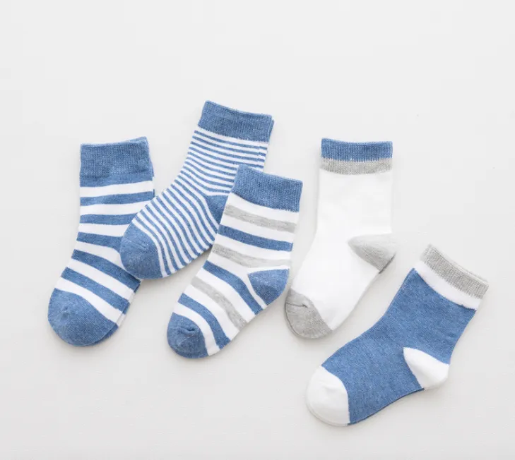 Five Pairs Of Kids Socks