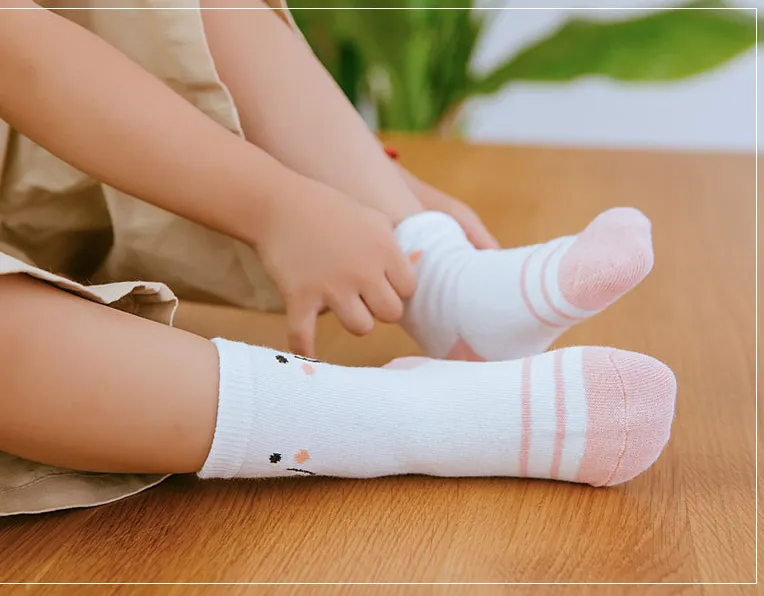 Five Pairs Of Kids Socks