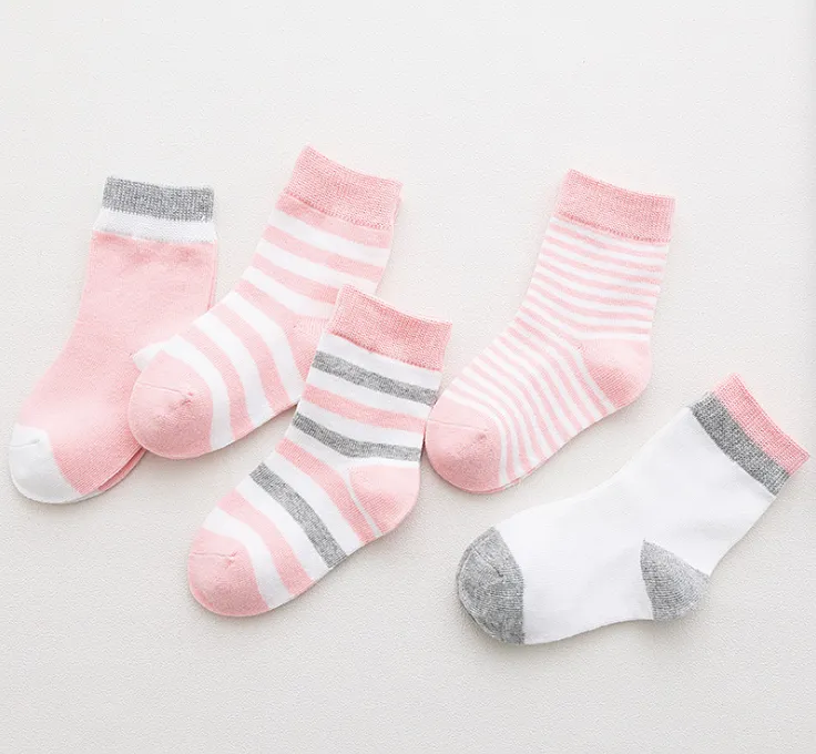 Five Pairs Of Kids Socks