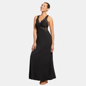 Fleur't Lace T-Back Gown Black