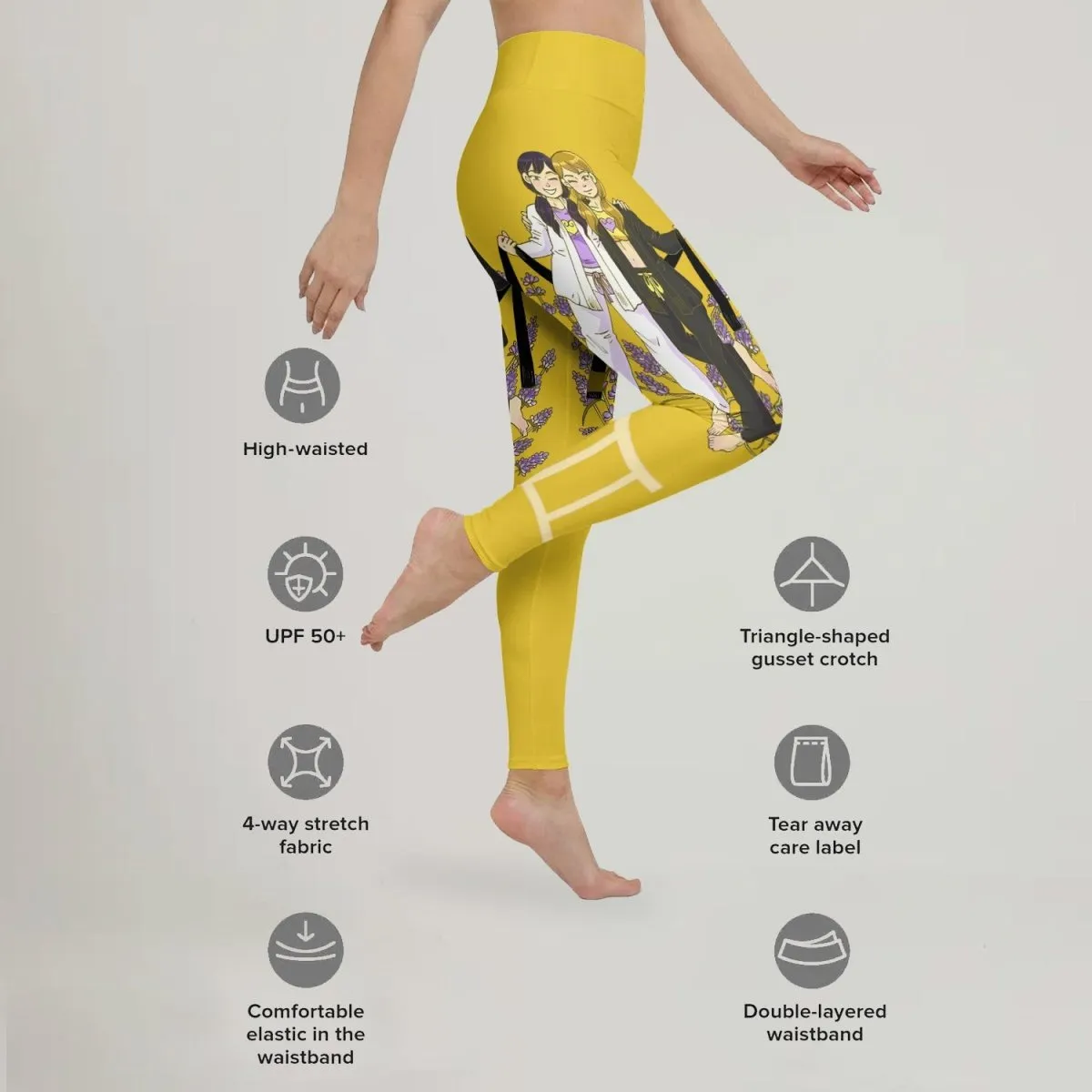 Gemini Mom Zodiac Fighter Leggings