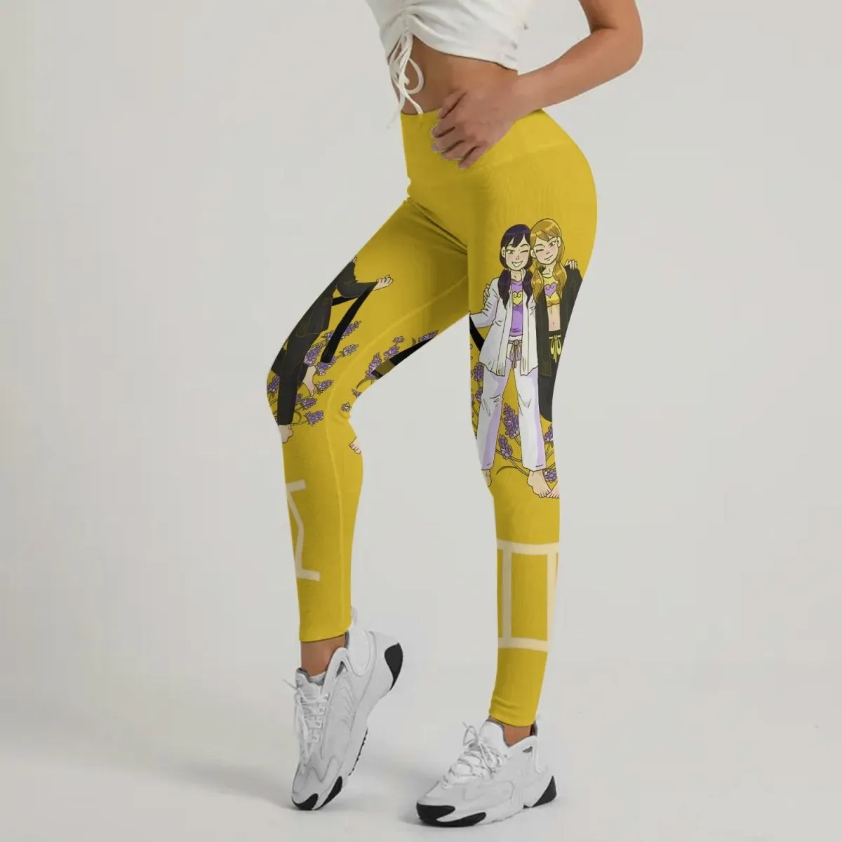 Gemini Mom Zodiac Fighter Leggings