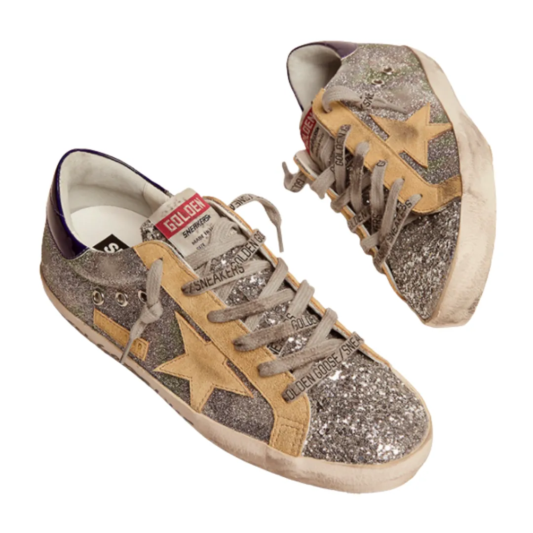 Glitter Super Star w/ Mirrored Heel