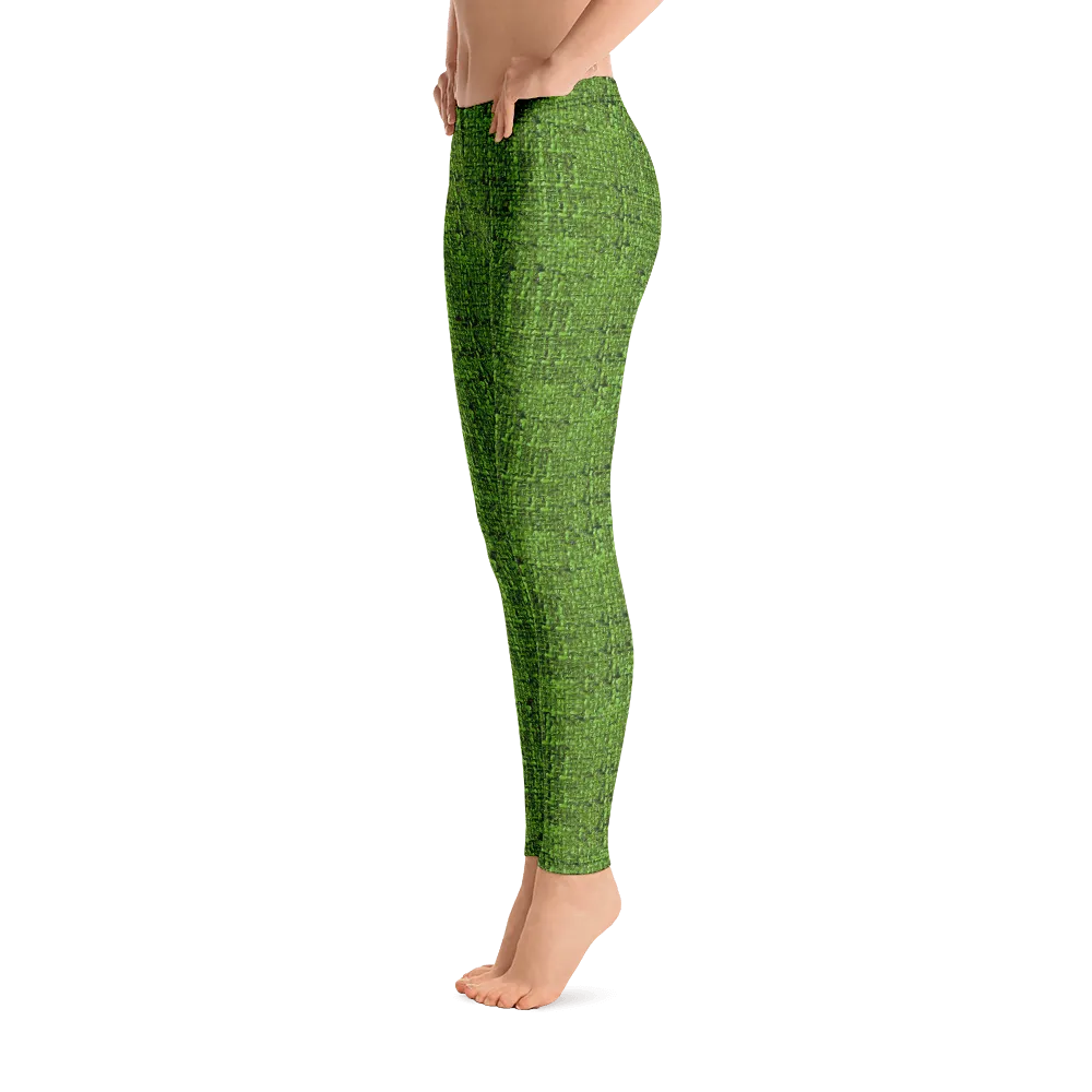 Green Boucl Leggings