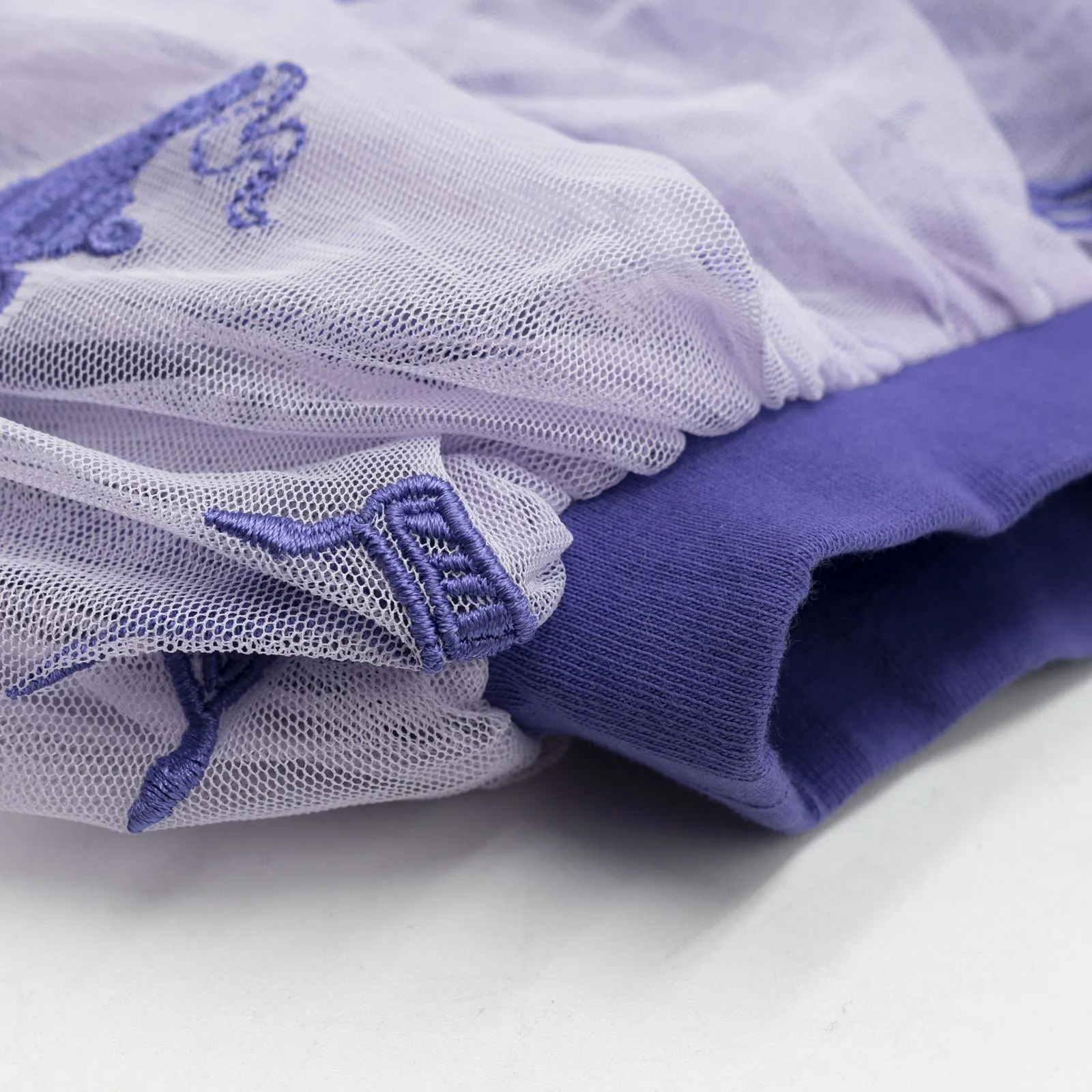 Hanna Andersson Girls Skirt Purple Summer Short Mini Lined