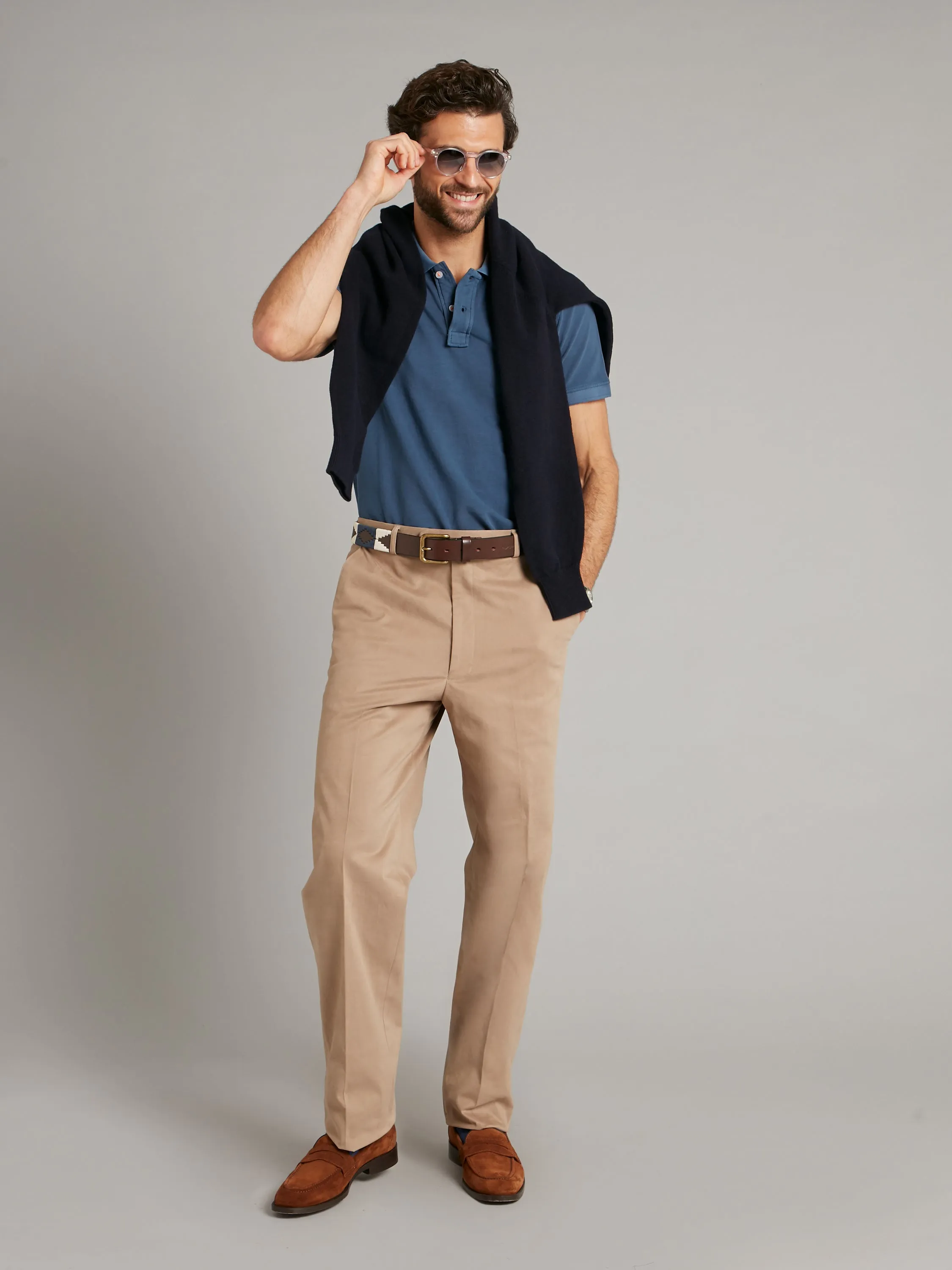 Heavyweight Cotton Pants - Tan