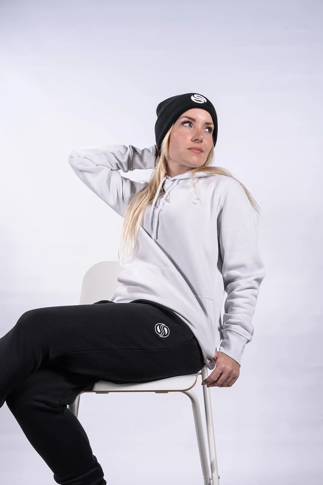 Hoodie Gris Clair