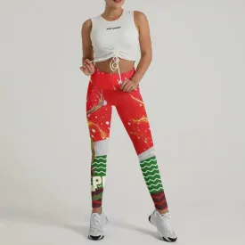 Hu-Dolph Christmas Leggings